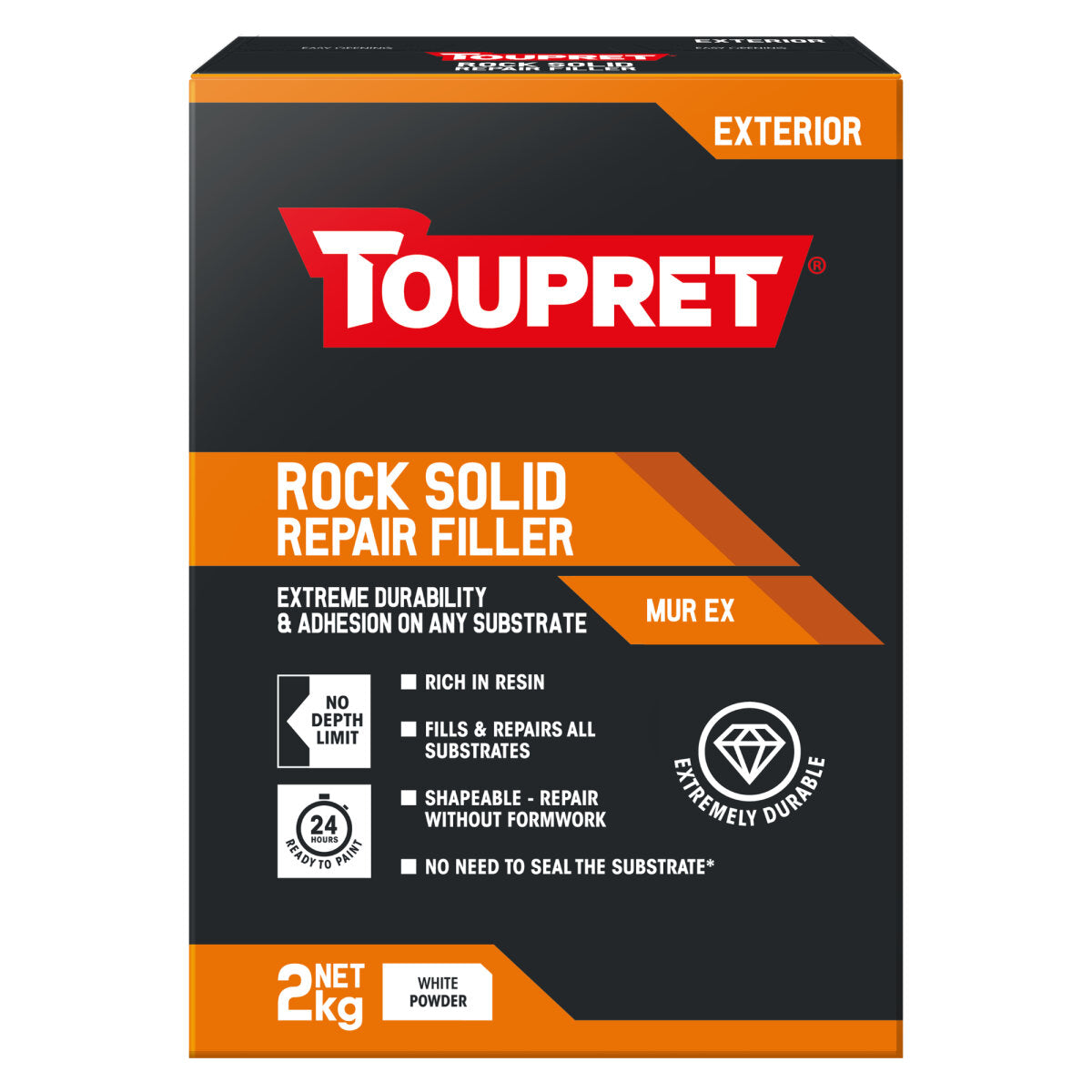 2kg Toupret Murex Rock Solid Repair Filler
