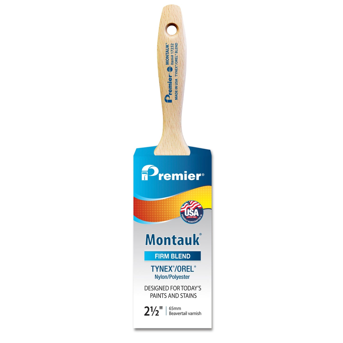 2.5" Premier Montauk Beavertail Paint Brush