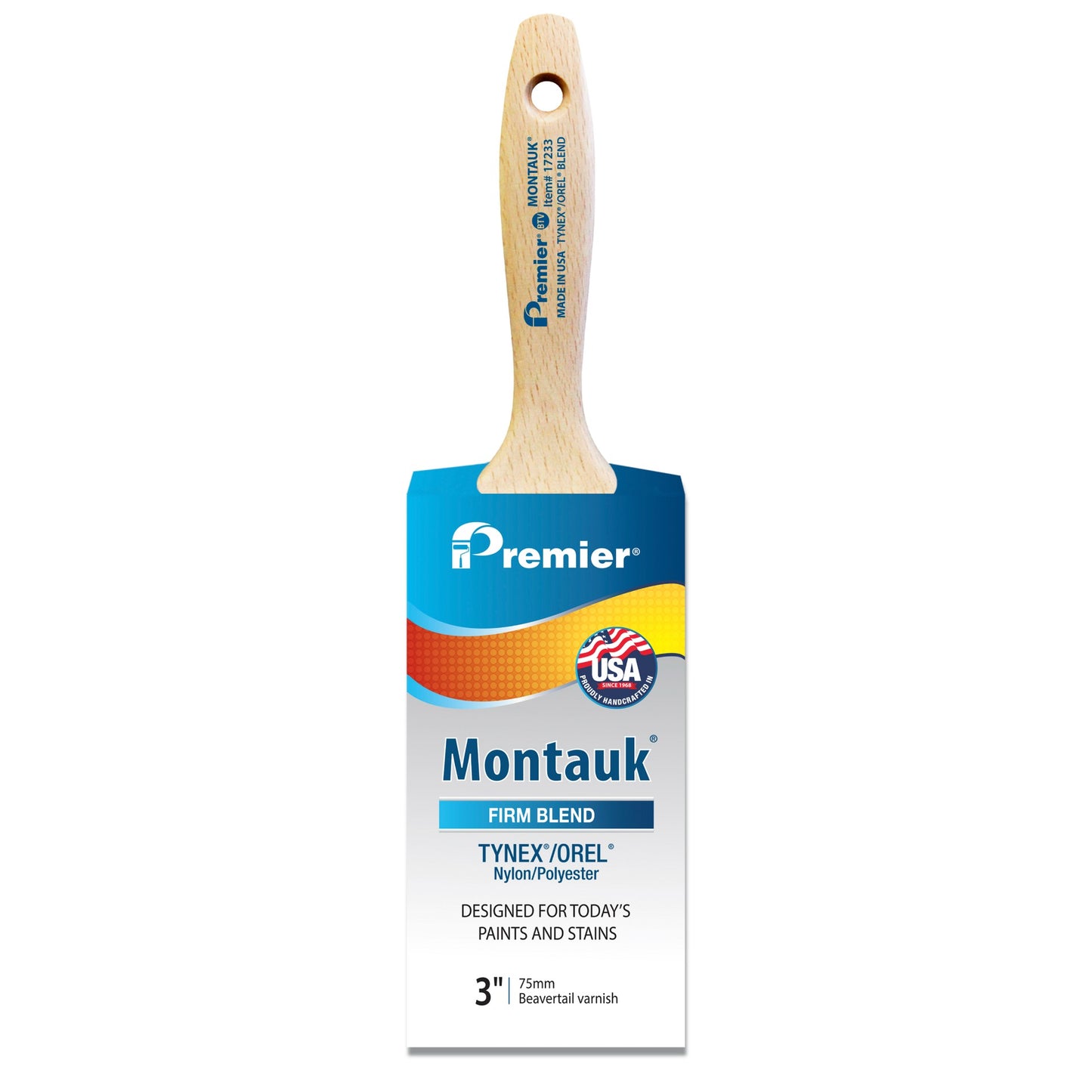 3" Premier Montauk Beavertail Paint Brush