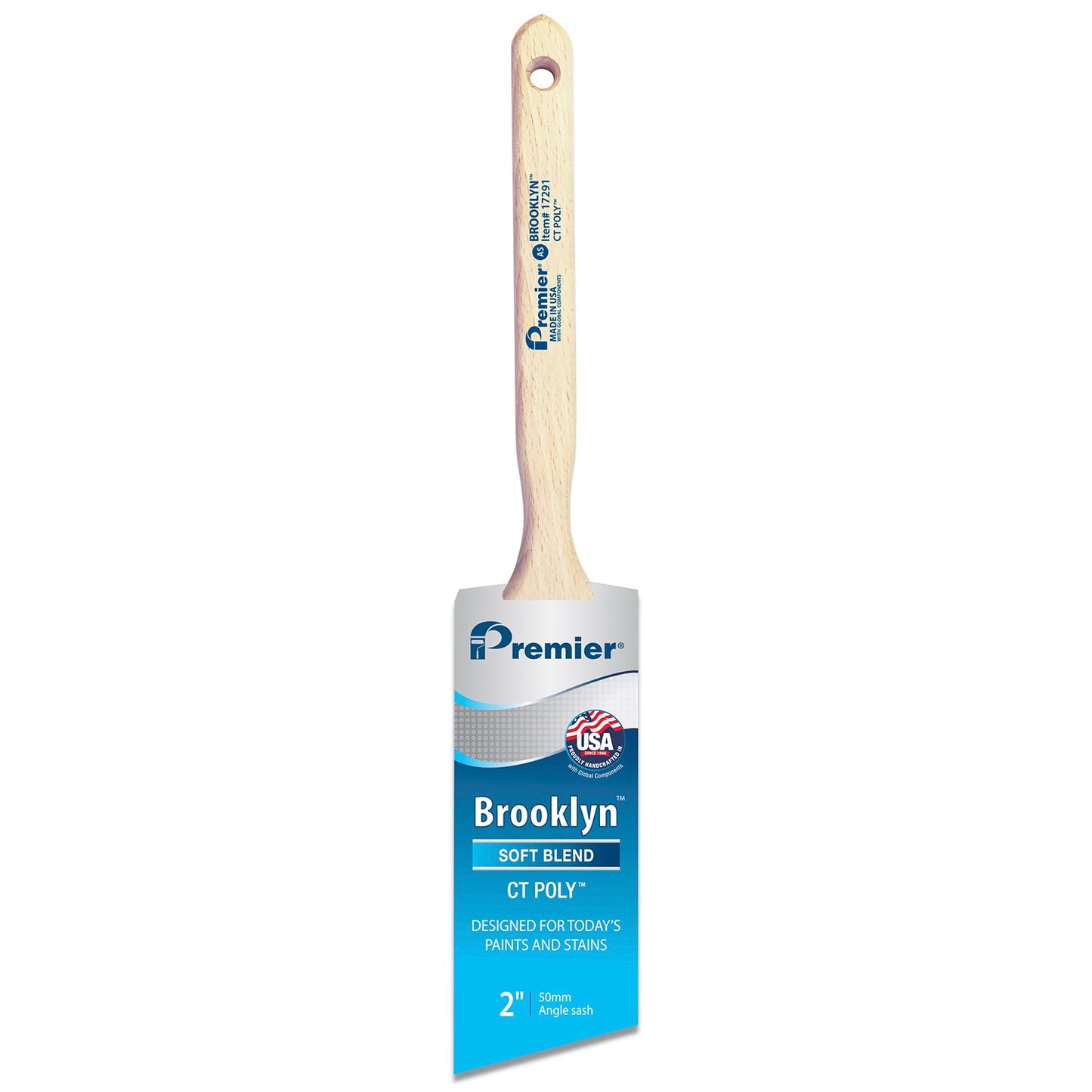 2" Premier Brooklyn Angle Sash Paint Brush