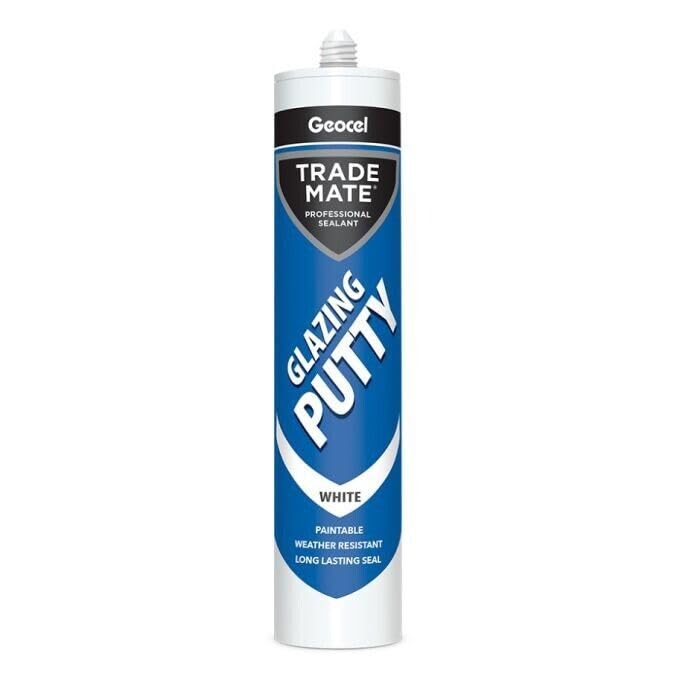 310ml Geocel Trade Mate Glazing Putty White