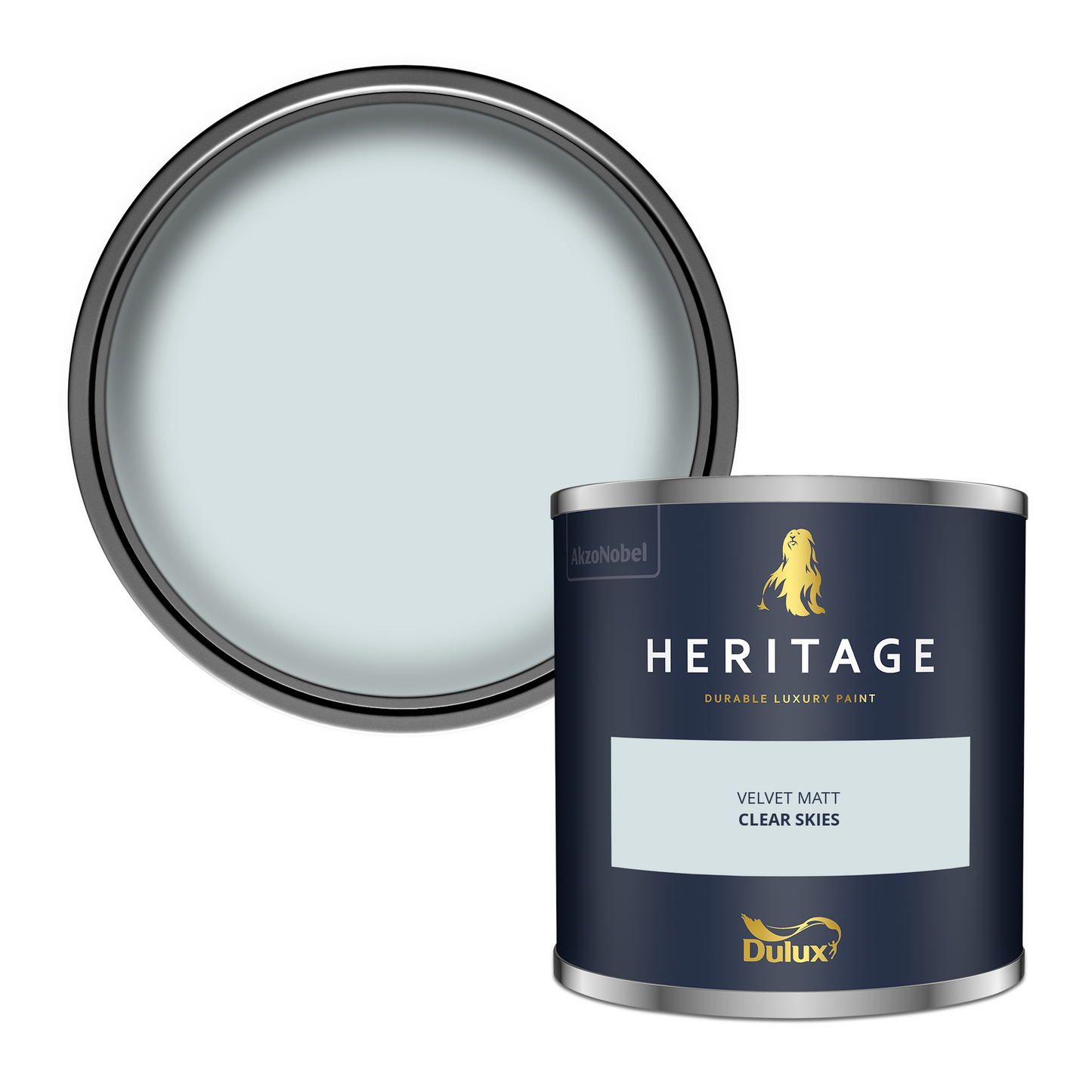 125ml Dulux Heritage Sample Pot Clear Skies