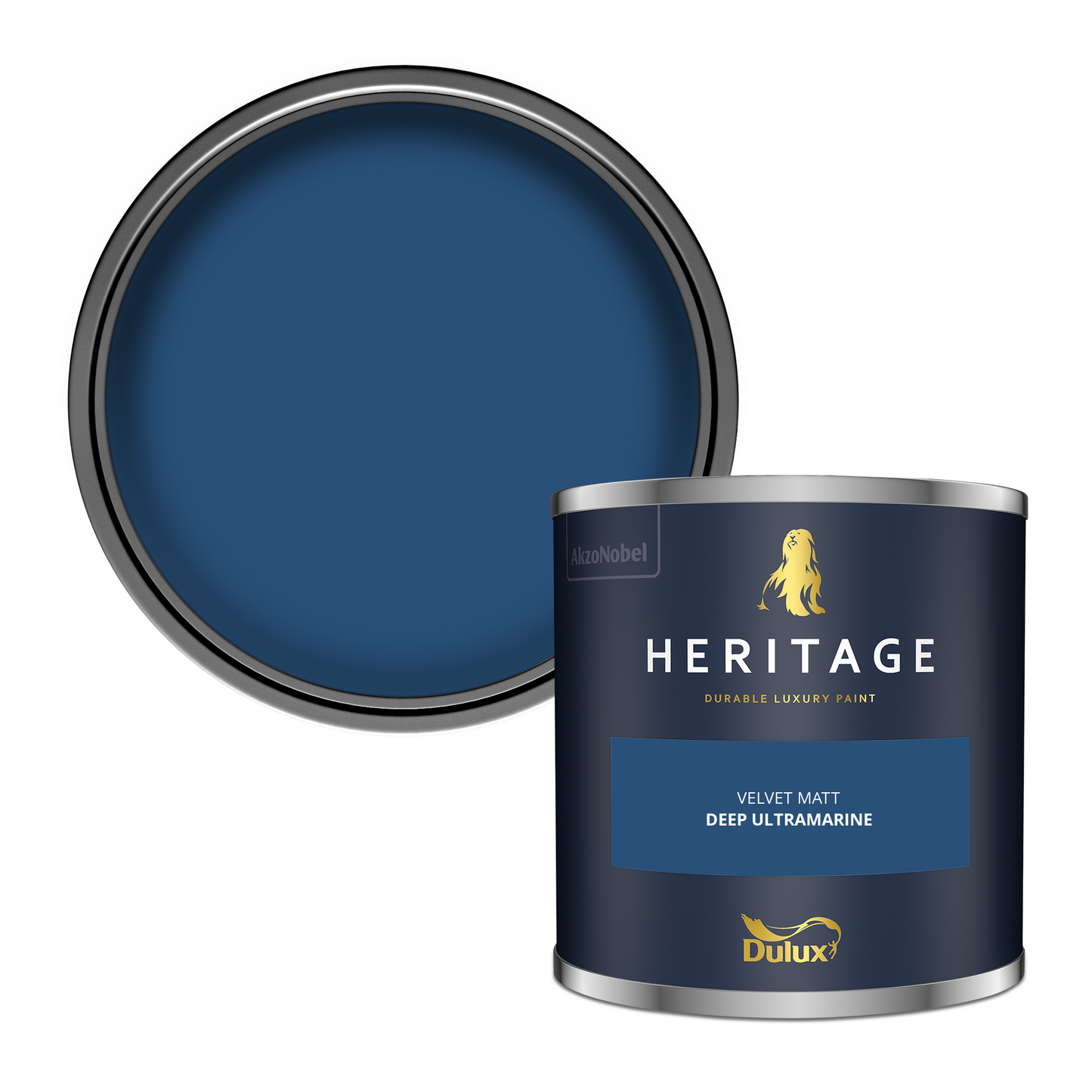 125ml Dulux Heritage Sample Pot Deep Ultramarine