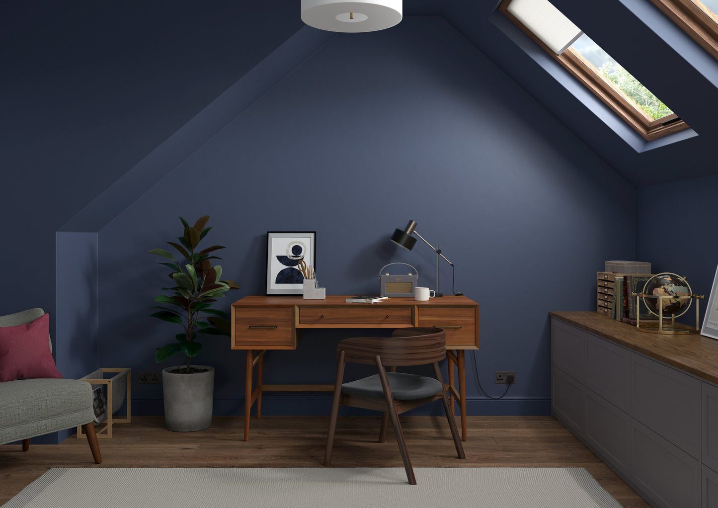 125ml Dulux Heritage Sample Pot DH Oxford Blue