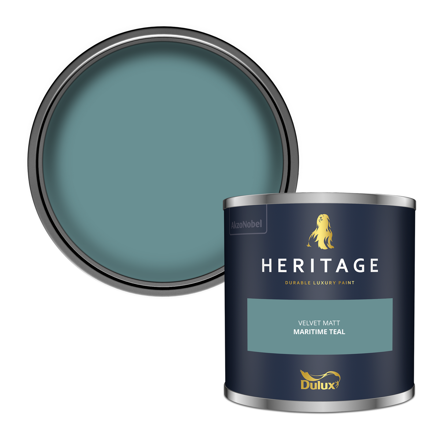 125ml Dulux Heritage Sample Pot Maritime Teal