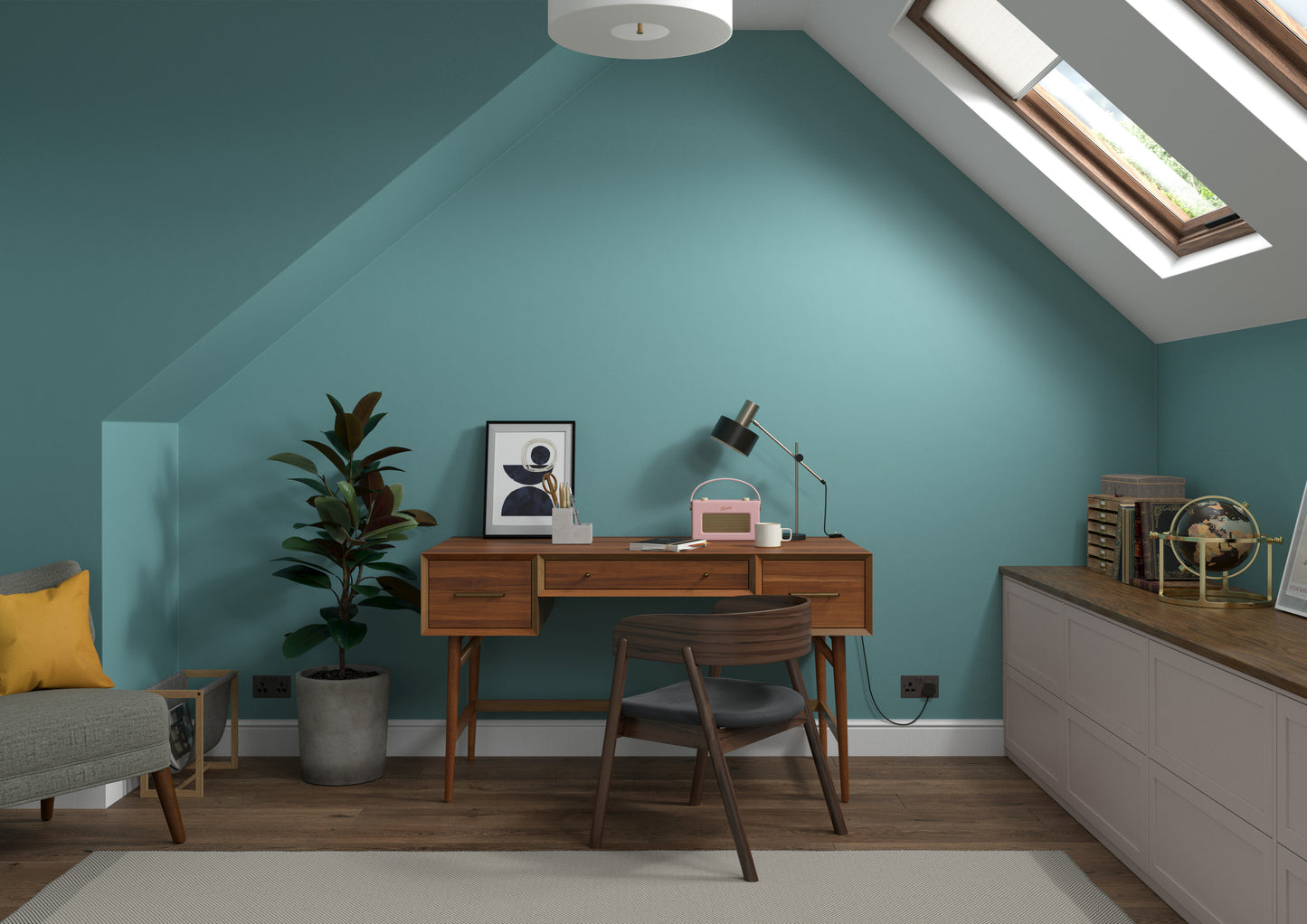 Dulux Heritage Velvet Matt Emulsion Maritime Teal