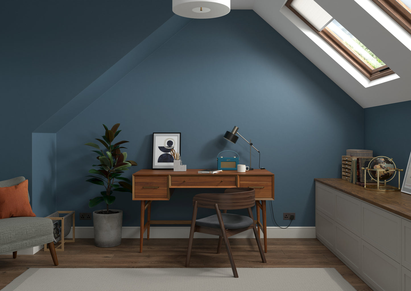 Dulux Heritage Velvet Matt Emulsion Midnight Teal