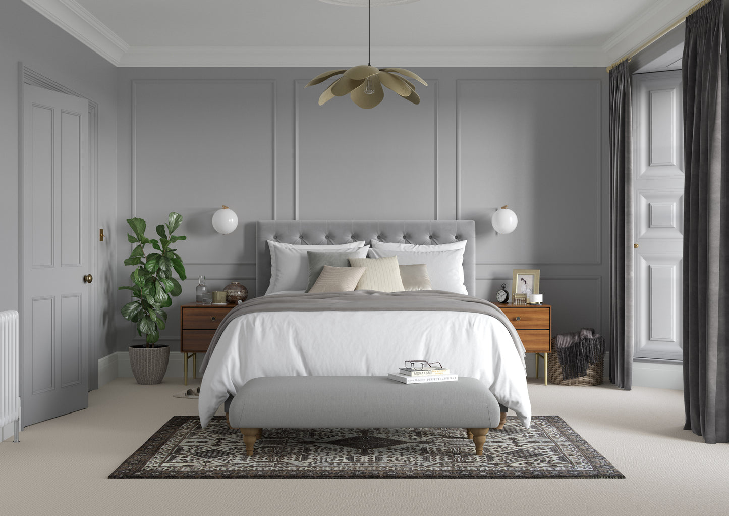 125ml Dulux Heritage Sample Pot Pewter Plate