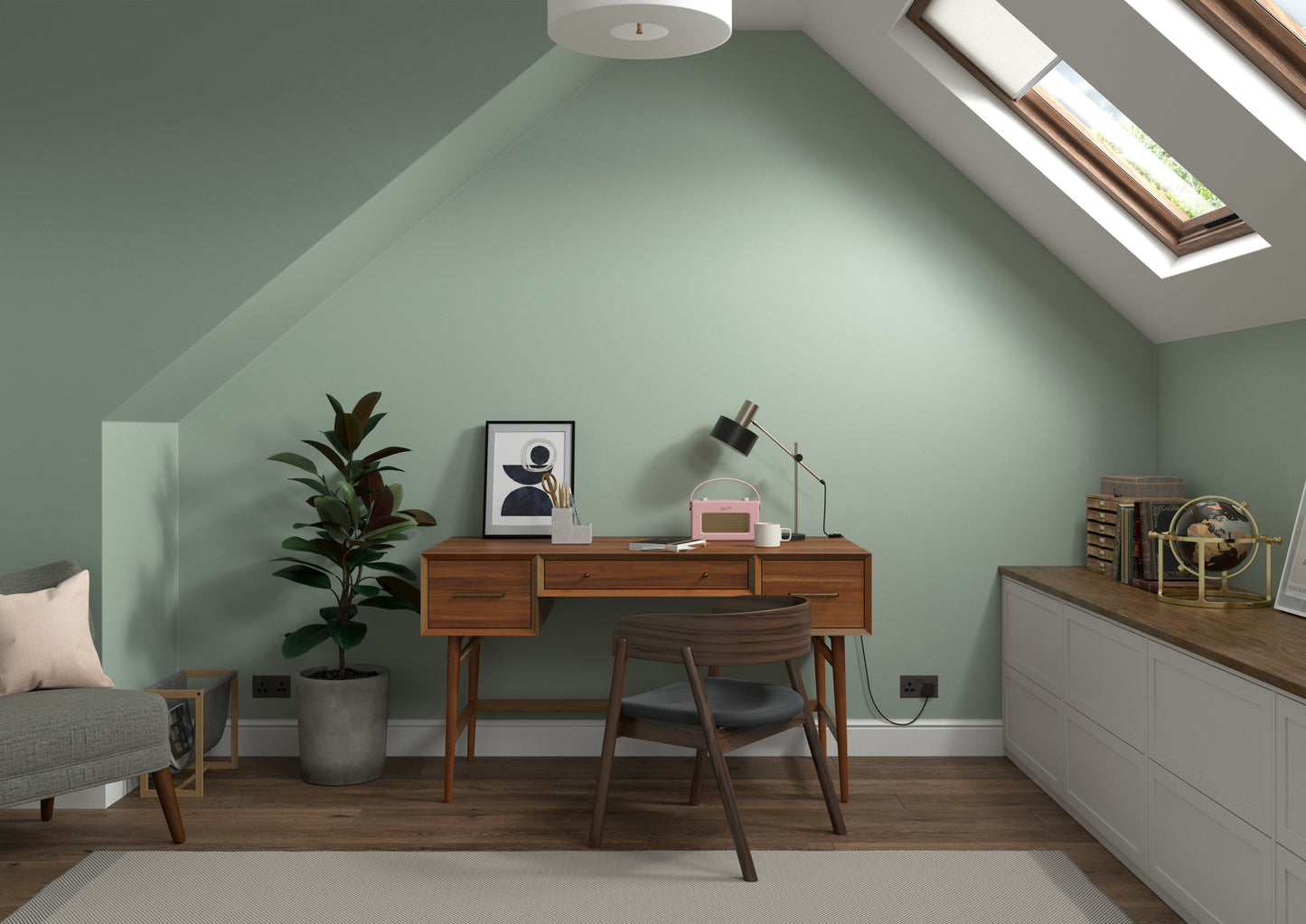 Dulux Heritage Velvet Matt Emulsion Sage Green