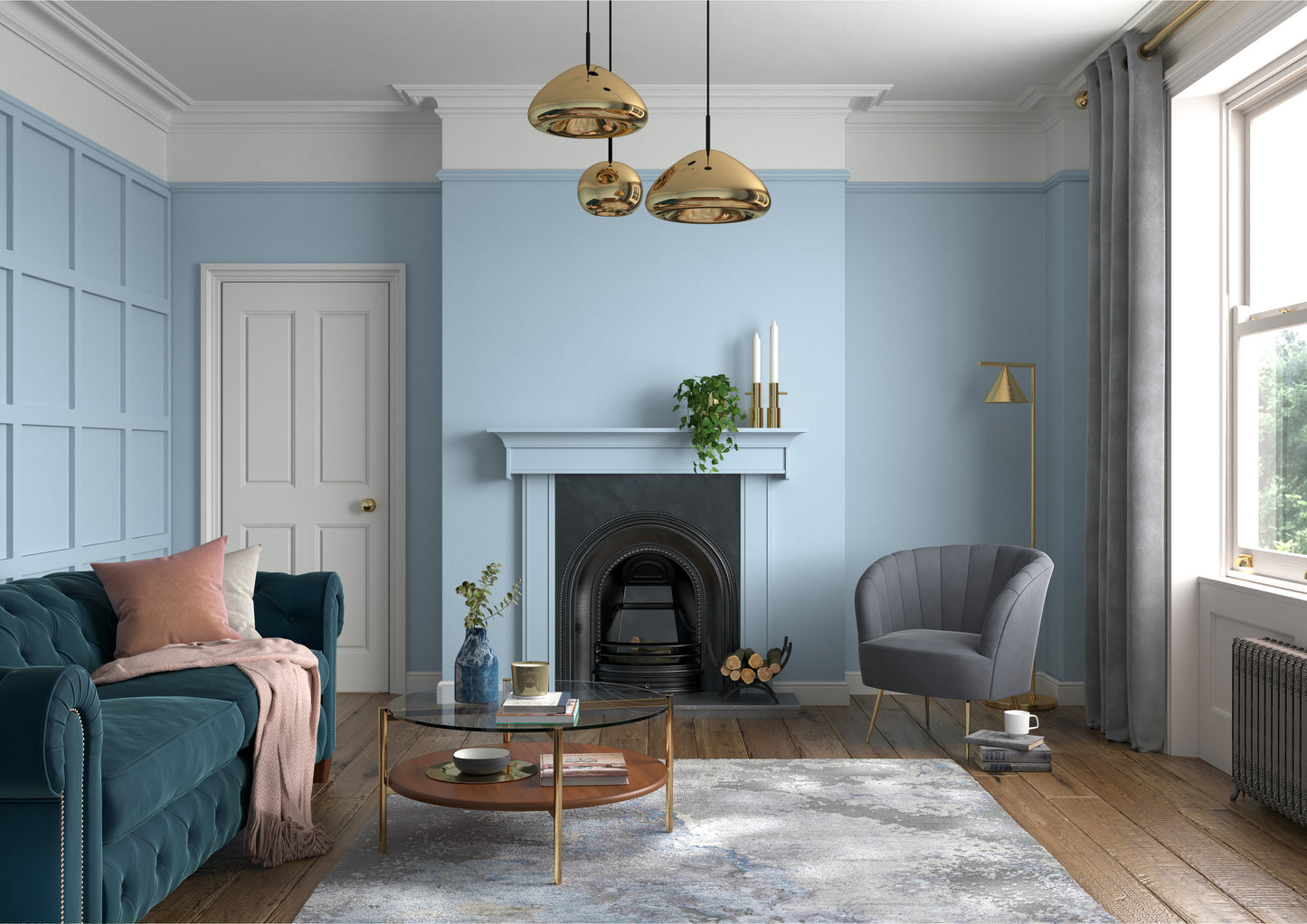 125ml Dulux Heritage Sample Pot Blue Ribbon