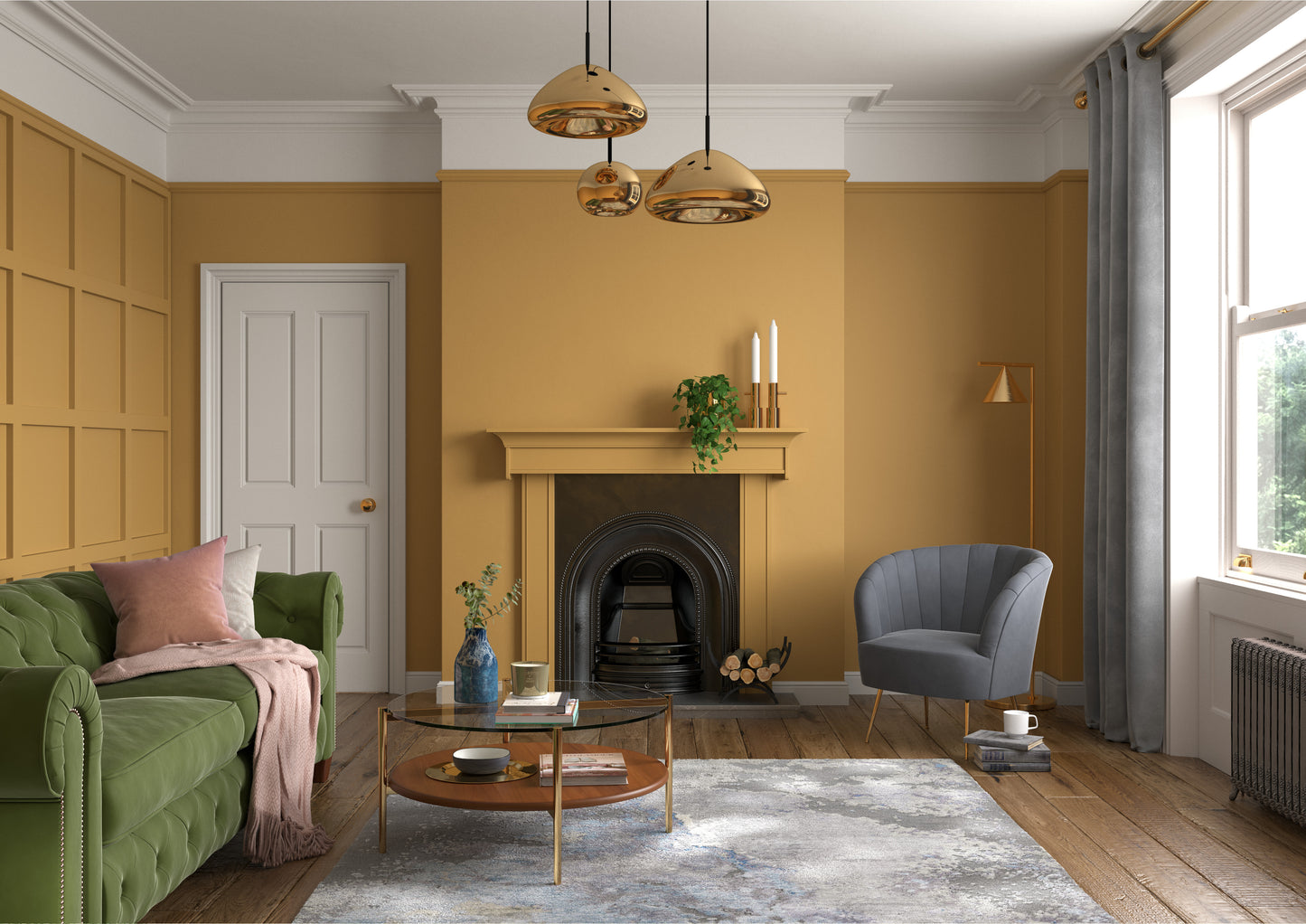 125ml Dulux Heritage Sample Pot Brushed Gold