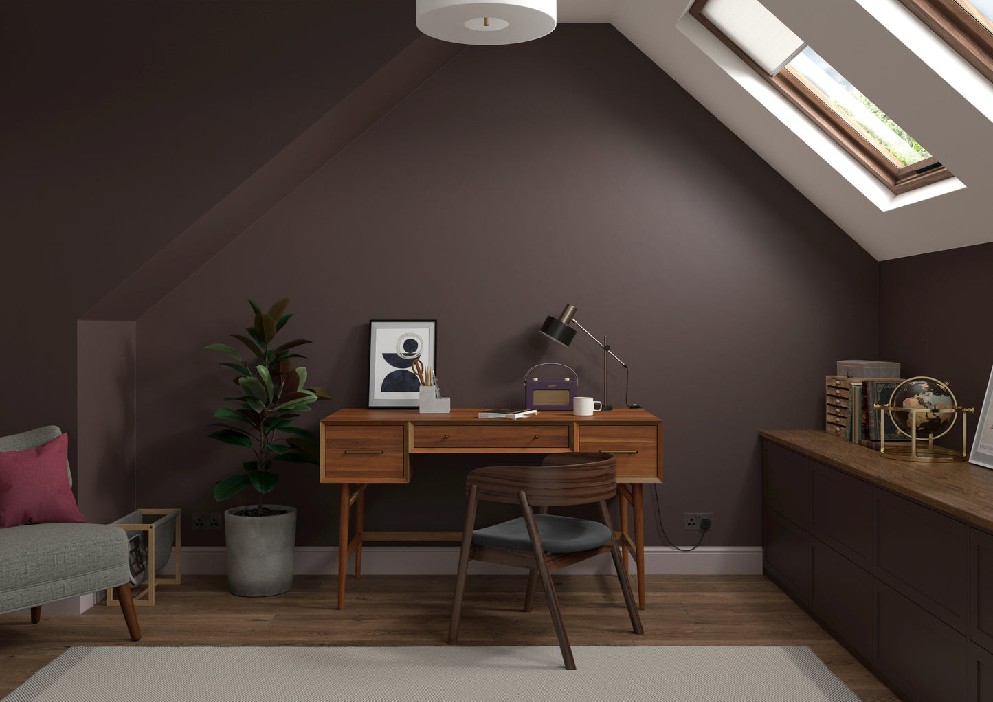 125ml Dulux Heritage Sample Pot Cherry Truffle