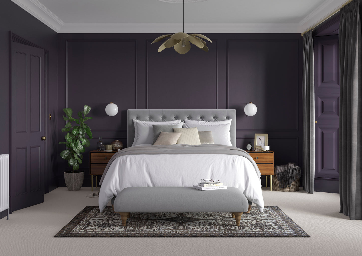 125ml Dulux Heritage Sample Pot Dark Aubergine
