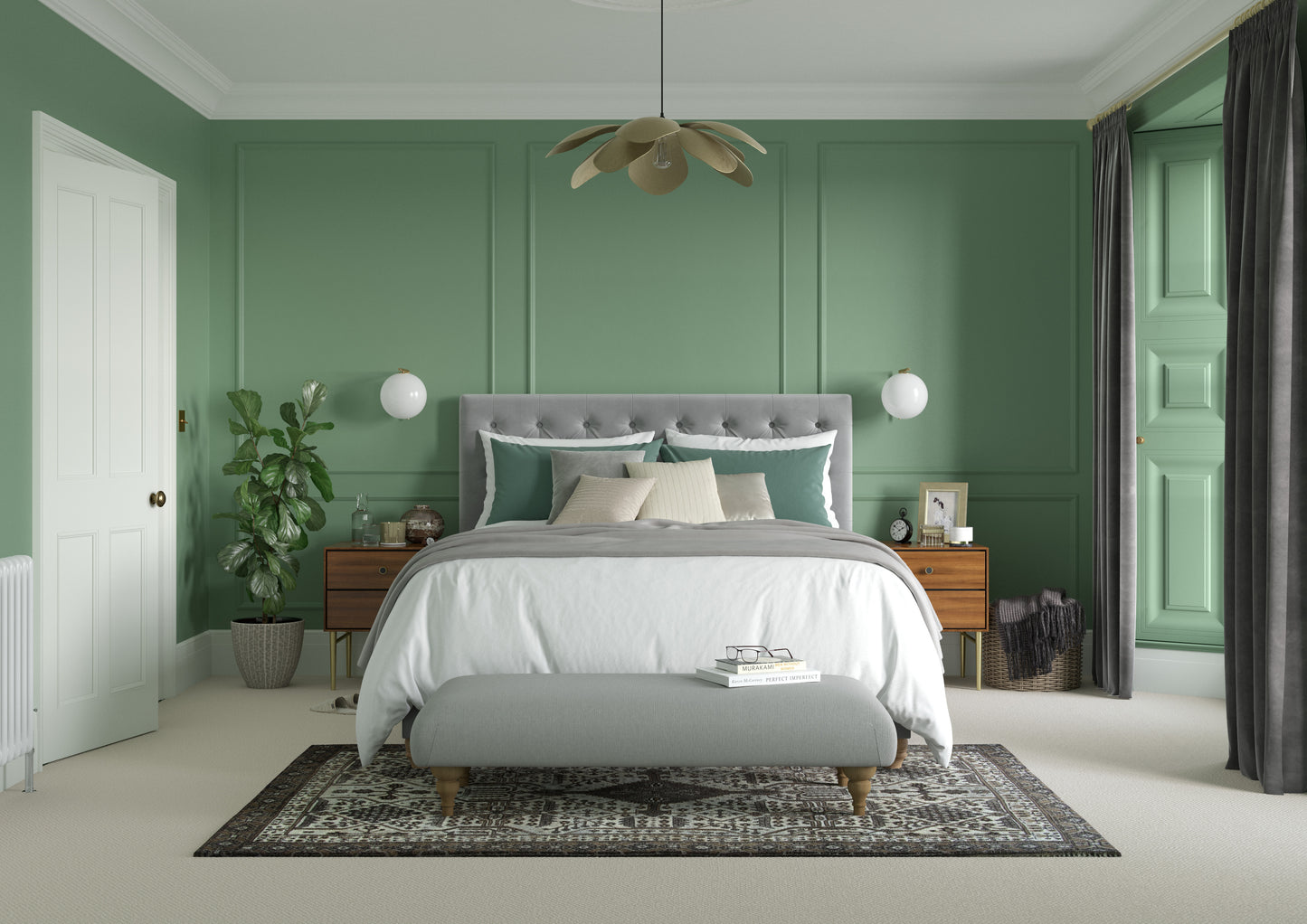 125ml Dulux Heritage Sample Pot DH Grass Green