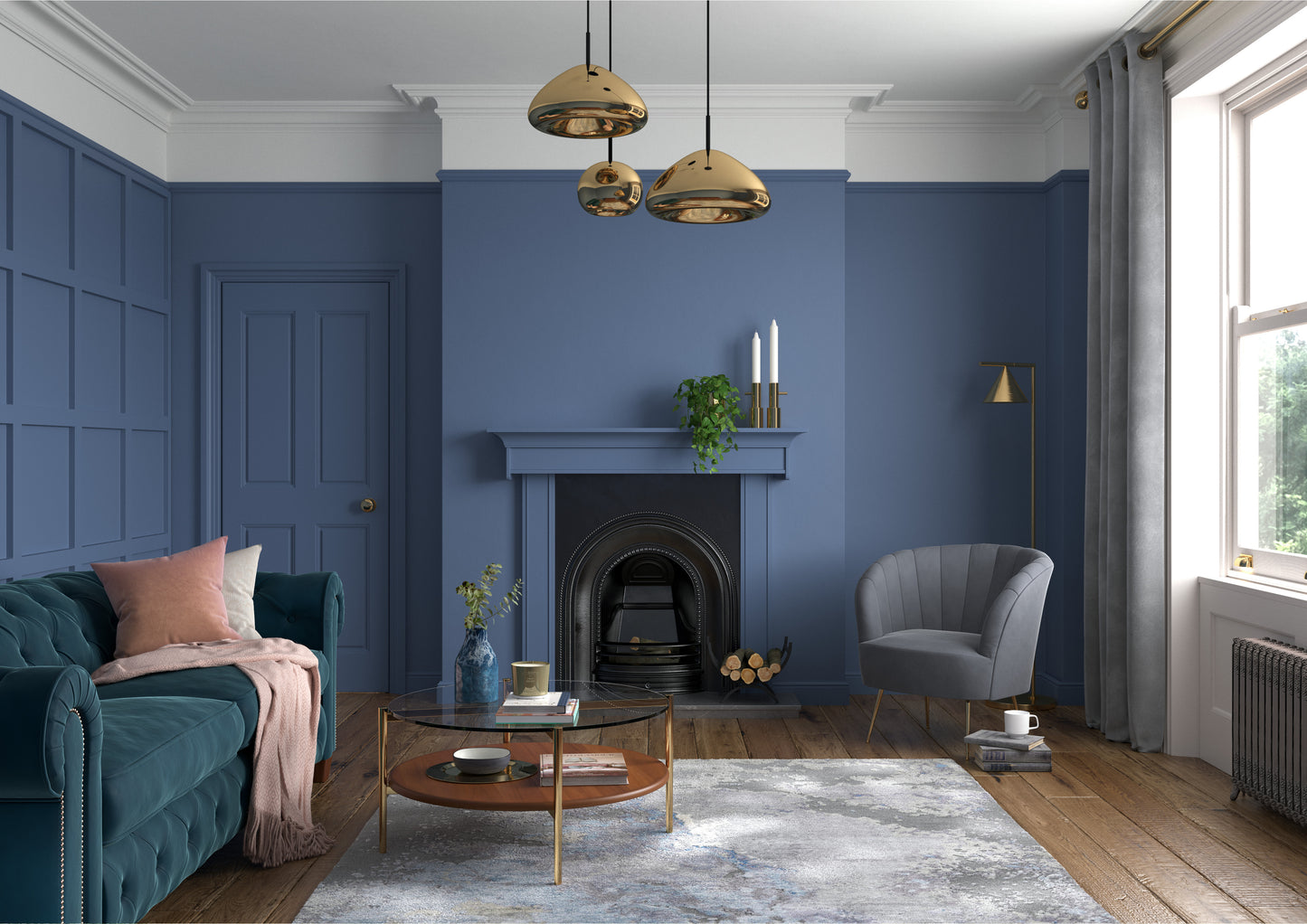 125ml Dulux Heritage Sample Pot DH Indigo
