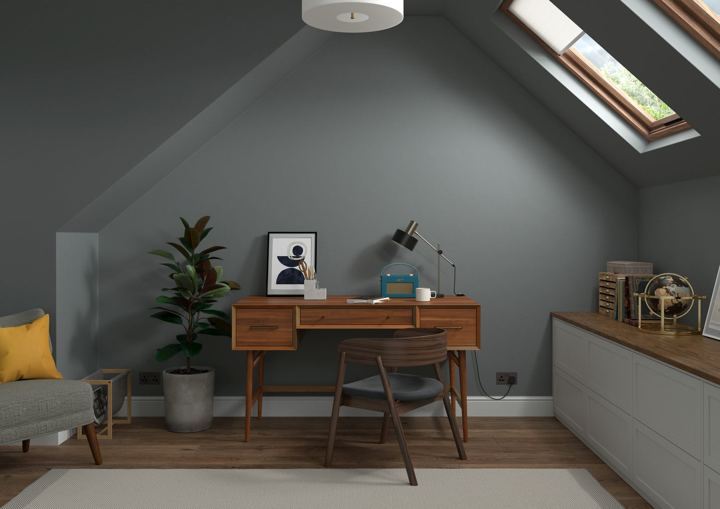 Dulux Heritage Velvet Matt Emulsion Forest Grey