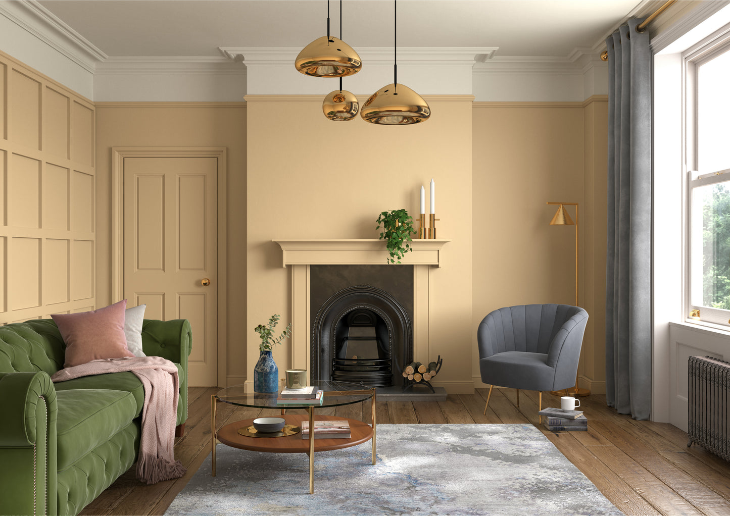 125ml Dulux Heritage Sample Pot Golden Ivory