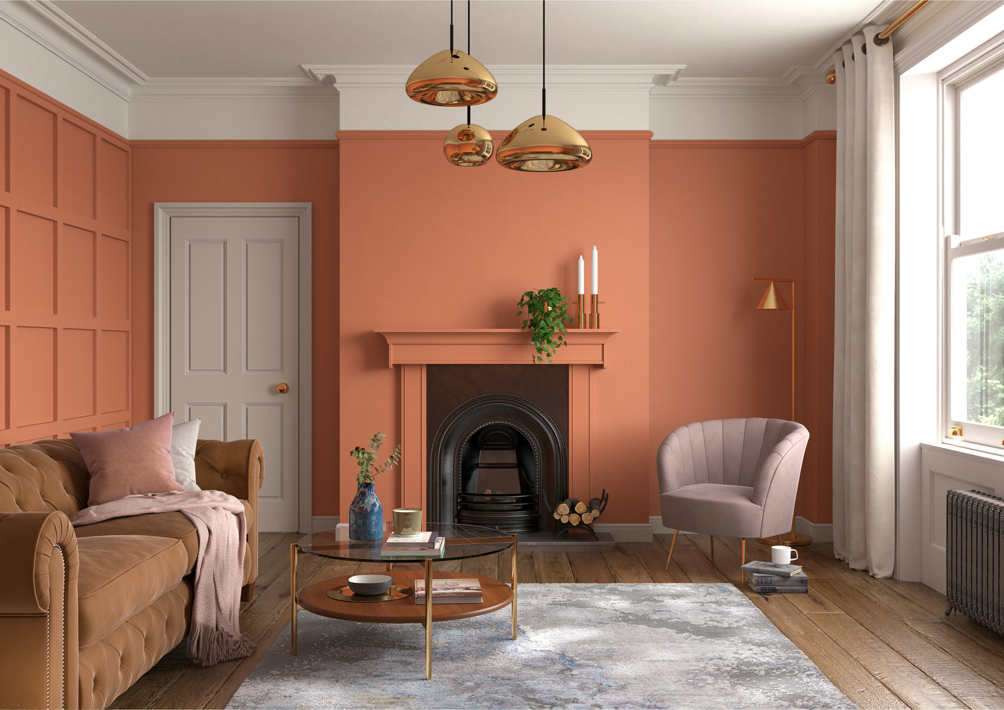 125ml Dulux Heritage Sample Pot Inca Orange