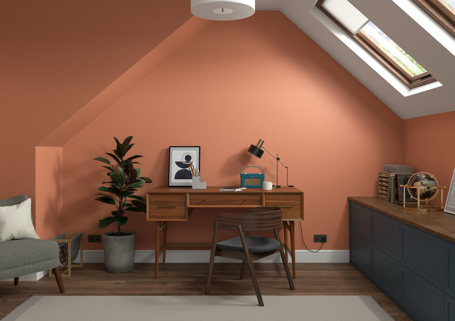 125ml Dulux Heritage Sample Pot Inca Orange