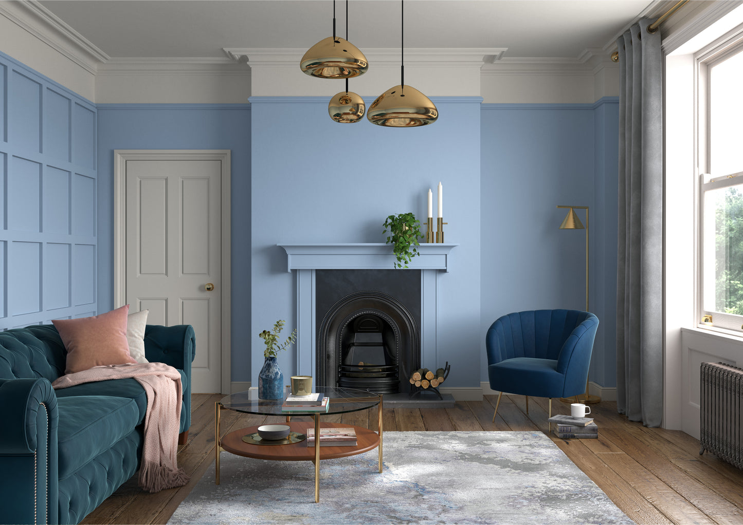 125ml Dulux Heritage Sample Pot Light Cobalt