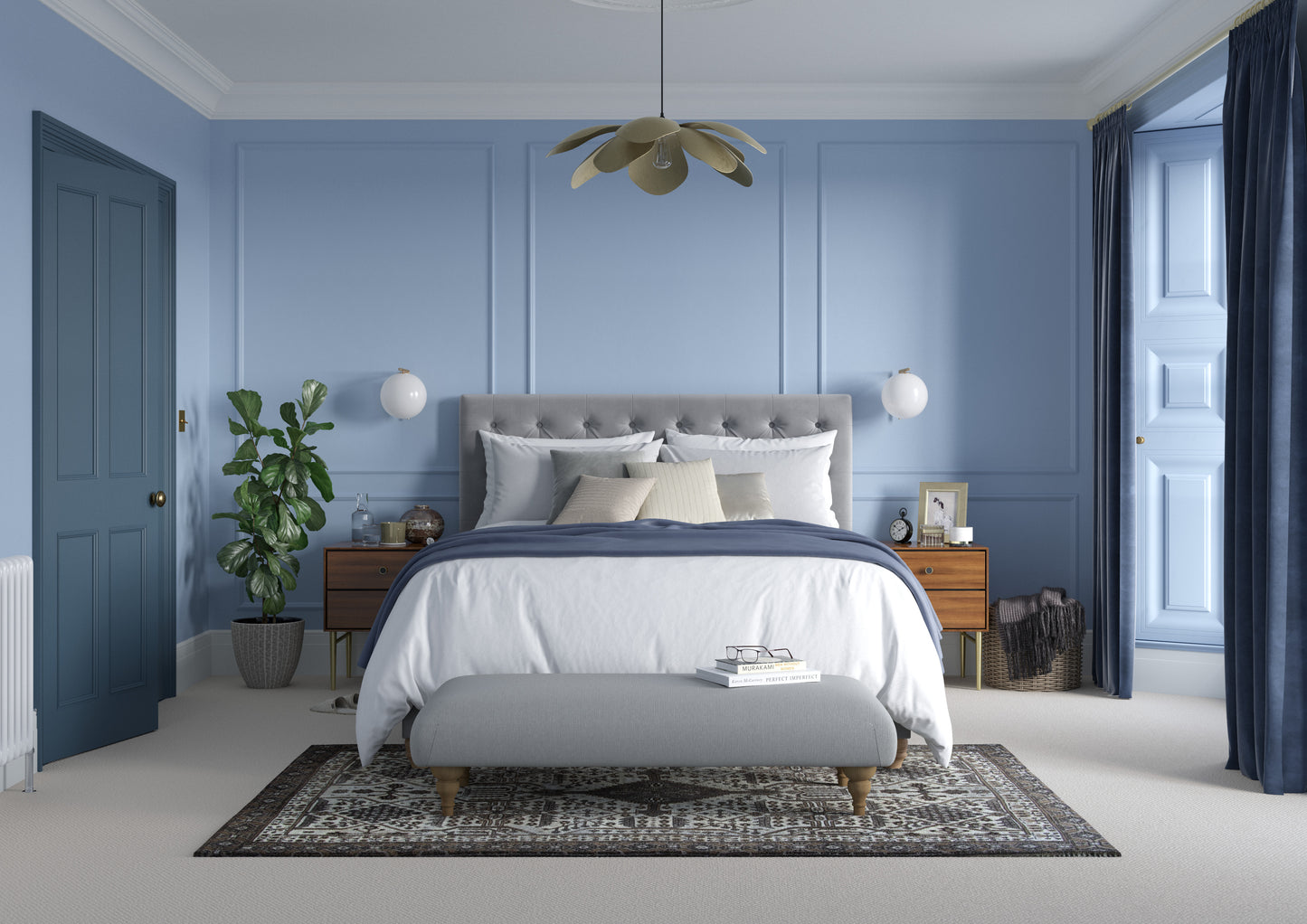 125ml Dulux Heritage Sample Pot Light Cobalt