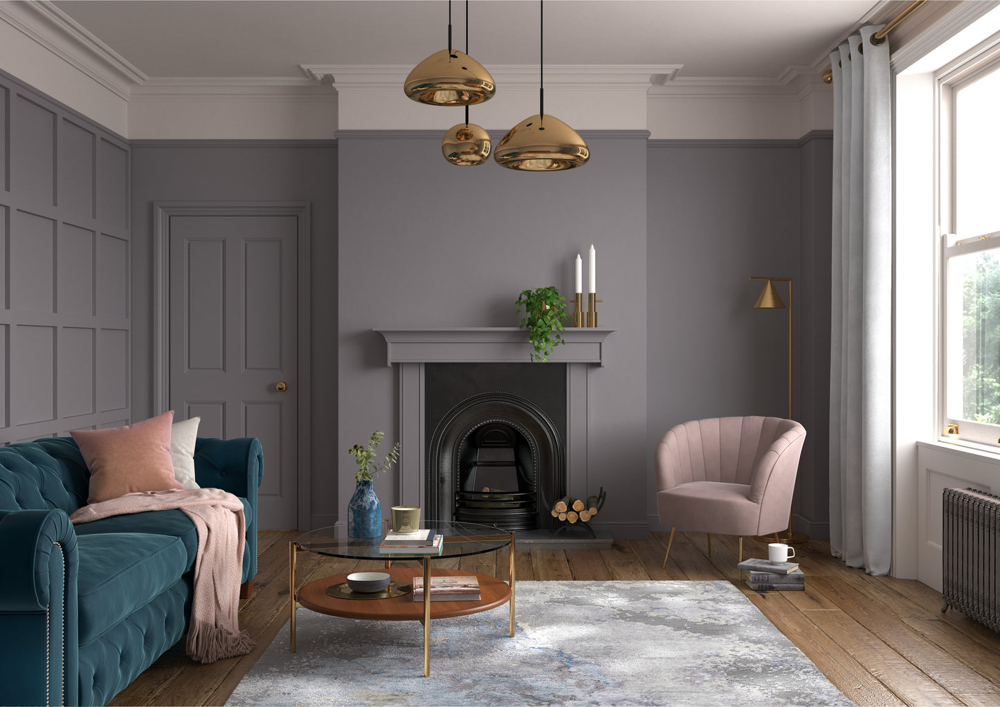 125ml Dulux Heritage Sample Pot Mauve Mist