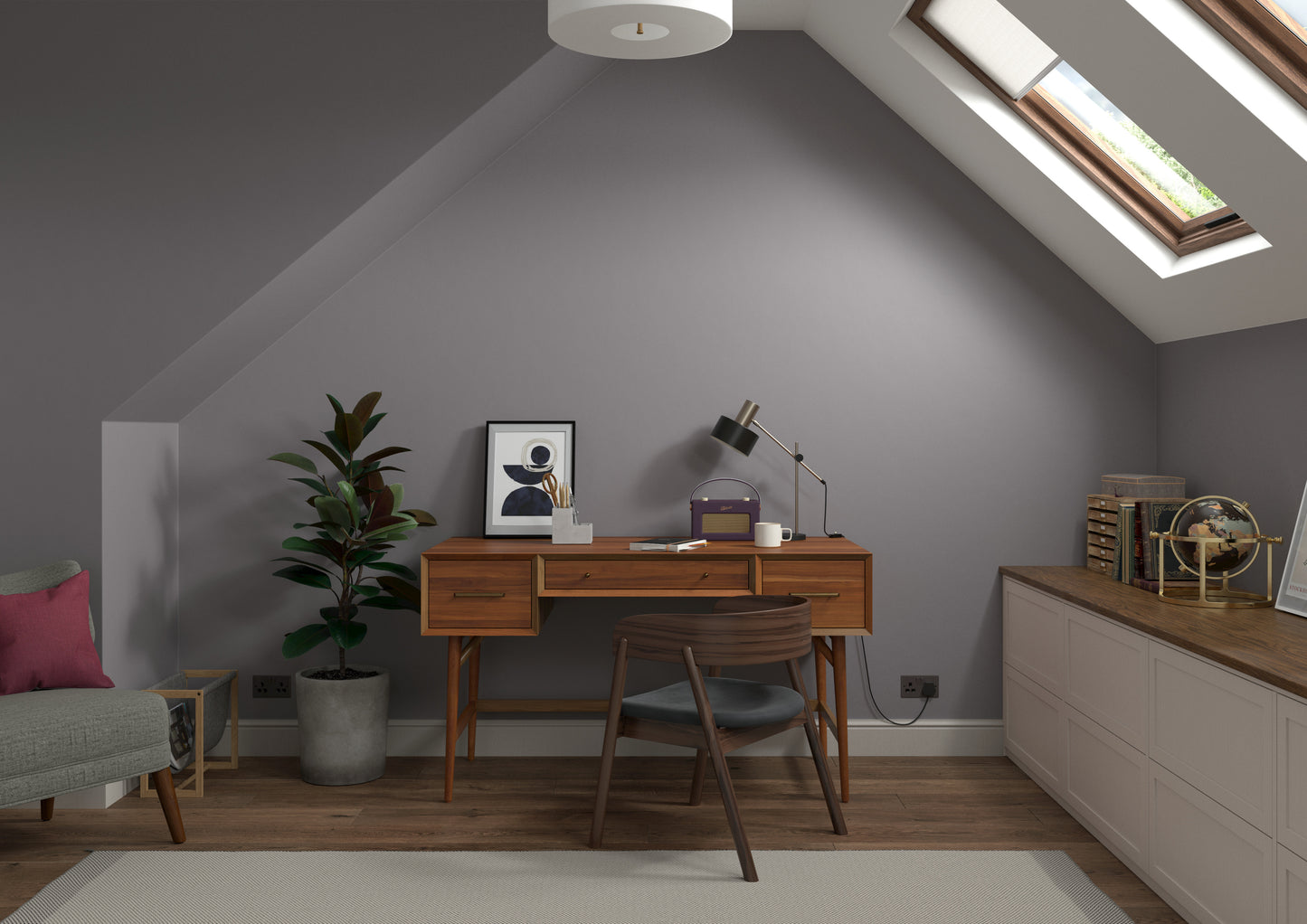 Dulux Heritage Velvet Matt Emulsion Mauve Mist