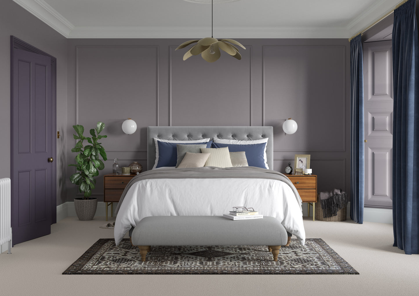 125ml Dulux Heritage Sample Pot Mauve Mist