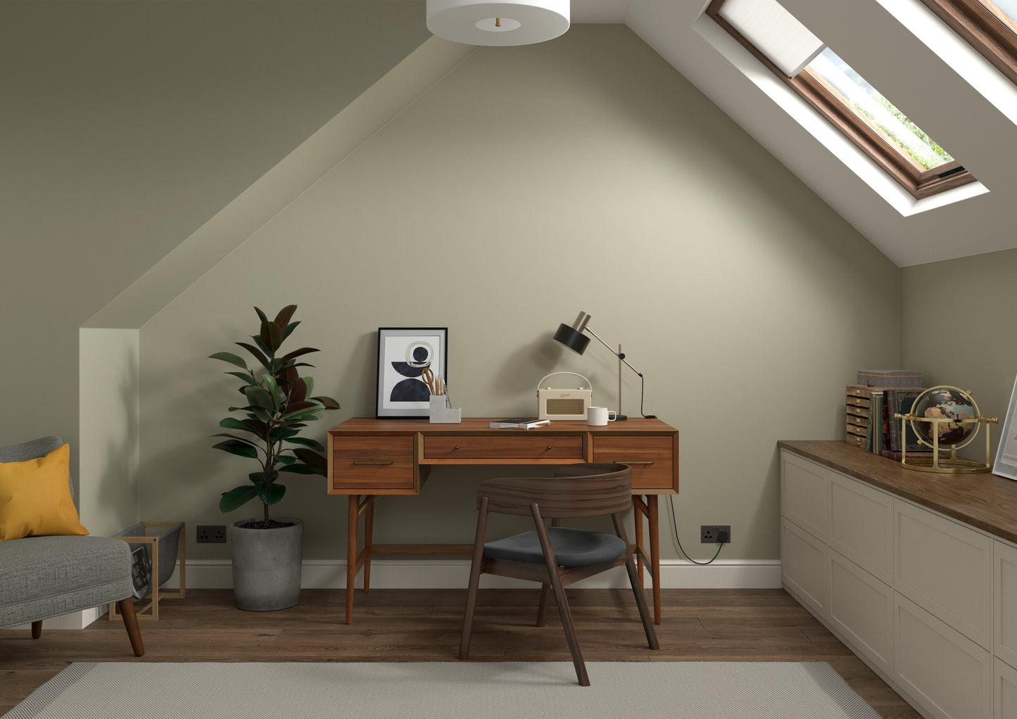 Dulux Heritage Velvet Matt Emulsion Olive Tree