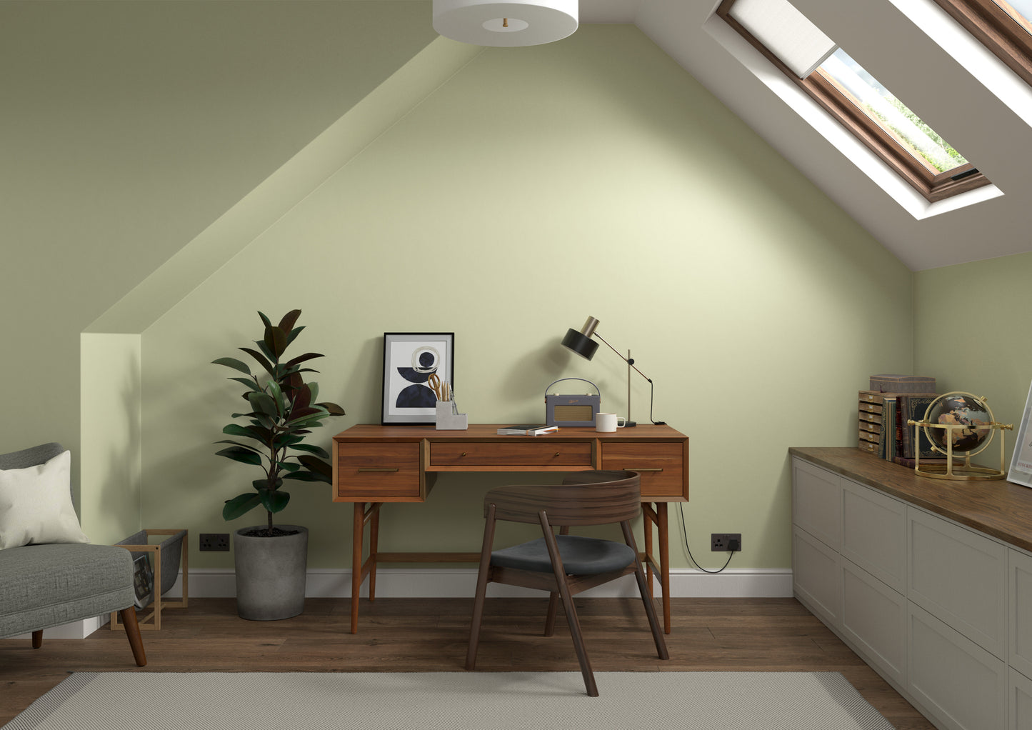 Dulux Heritage Velvet Matt Emulsion Pale Olivine
