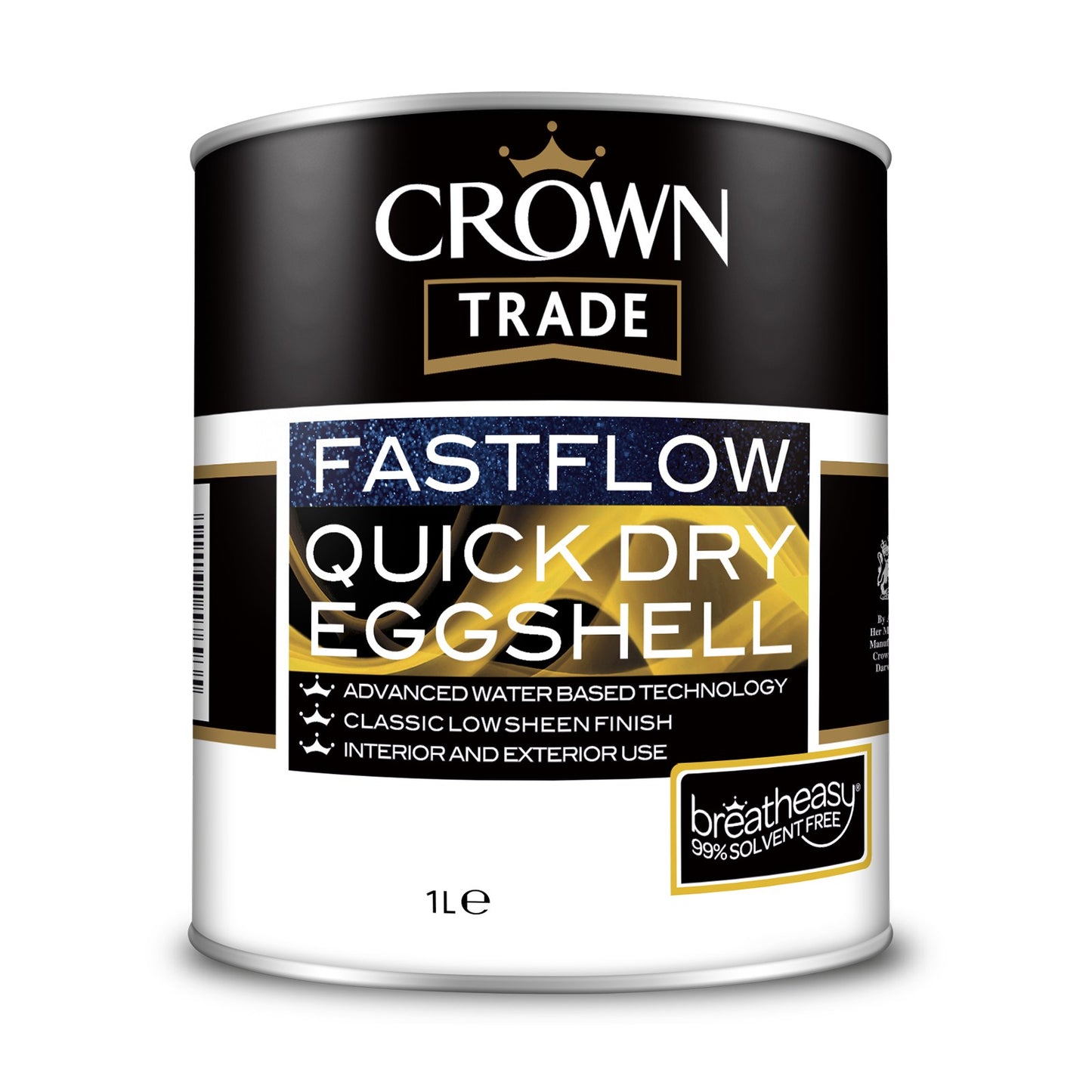 Crown Trade Fastflow Quick Dry Eggshell - Colour