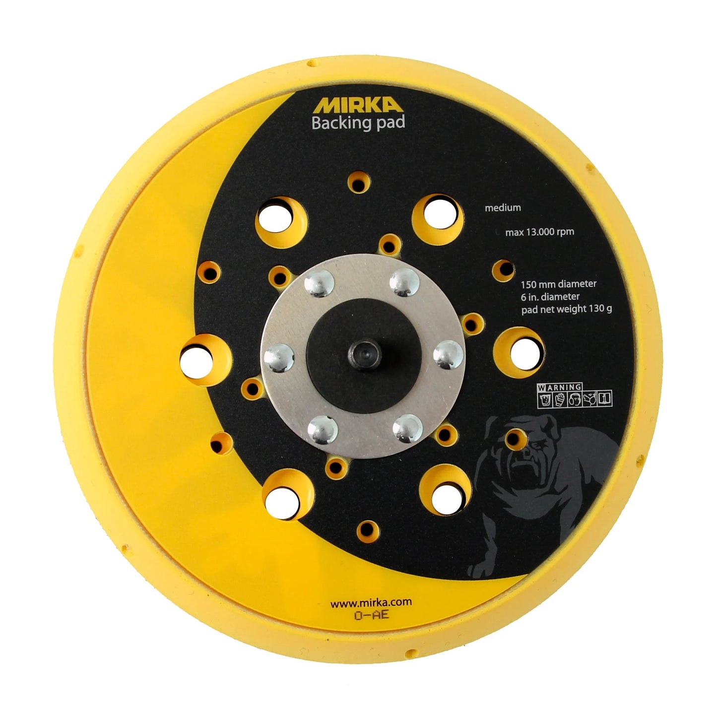 150mm Mirka Deros Backing Pad