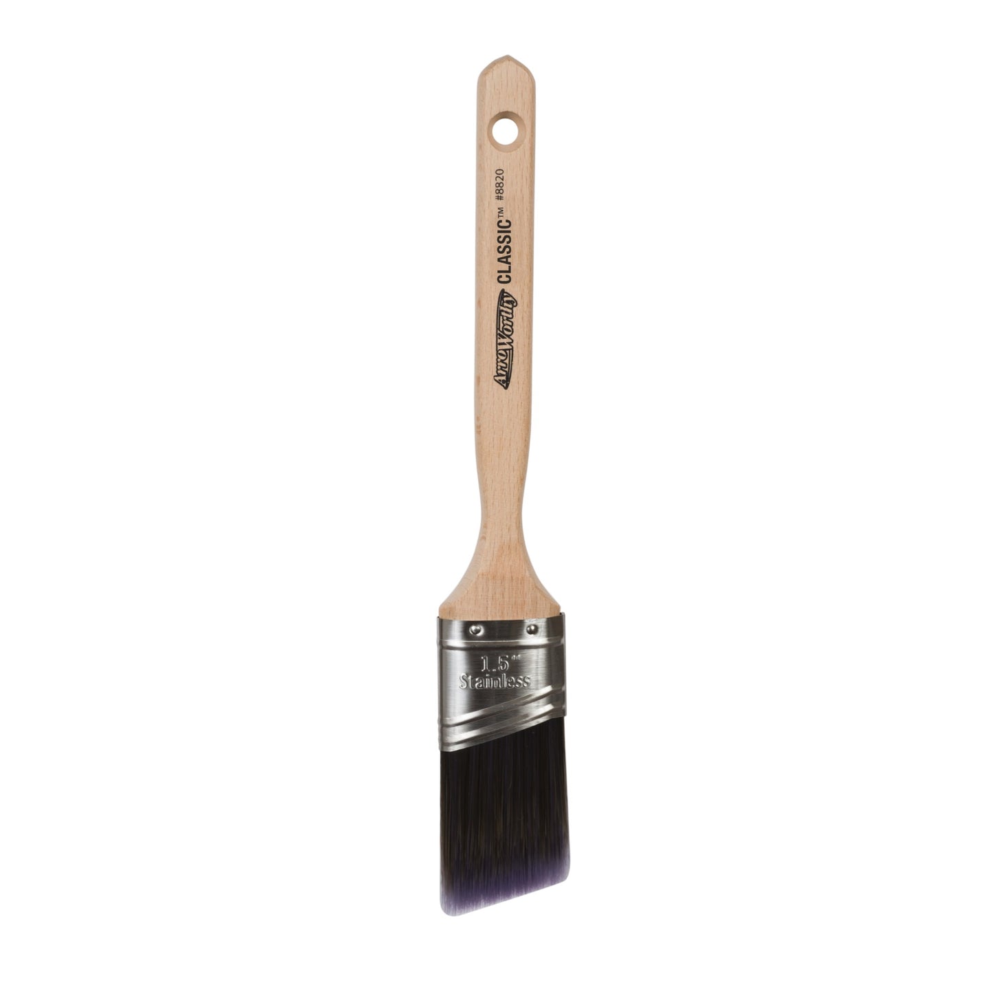 1.5" Arroworthy Classic Semi Oval Angled Cut Long Handle Paint Brush