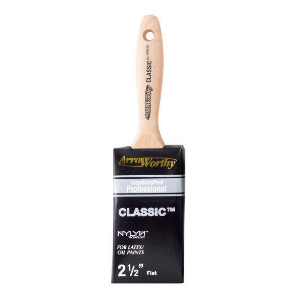 2.5" Arroworthy Classic Straight Cut Beaver Tail Paint Brush