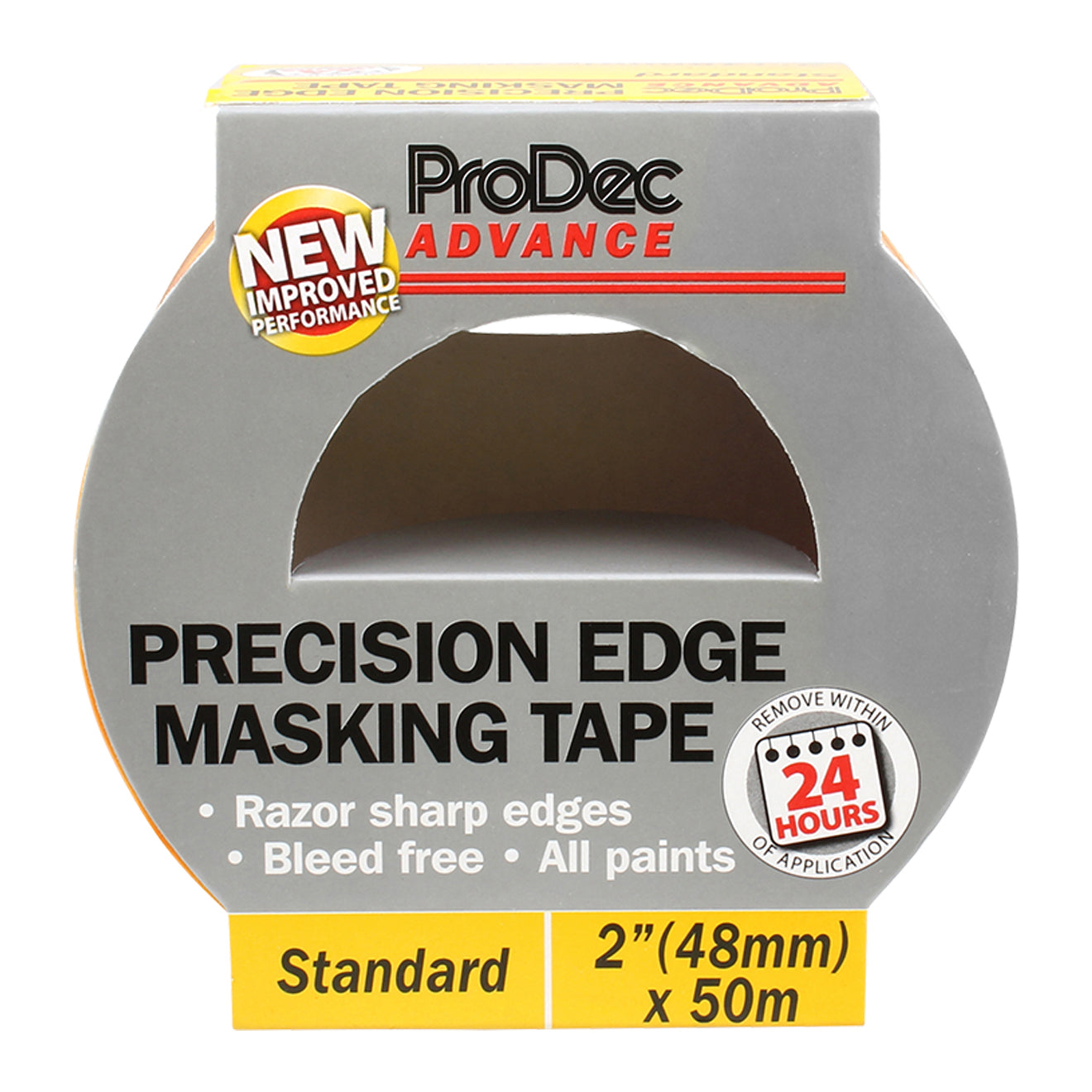 Prodec Advance Standard Precision Edge Masking Tape - 50m