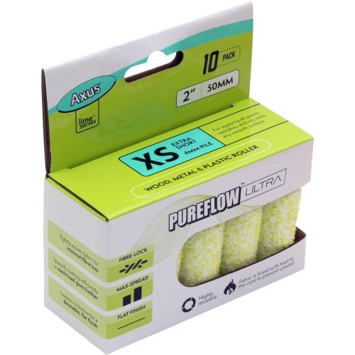 2" Axus Decor Pureflow Ultra Extra Short Pile Mini Roller Sleeve - Pack Of 10