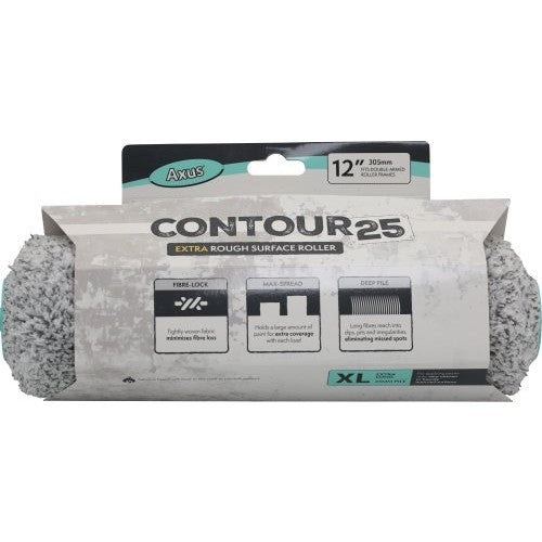 Axus Decor Contour 25mm Extra Long Pile Roller Sleeve 12"