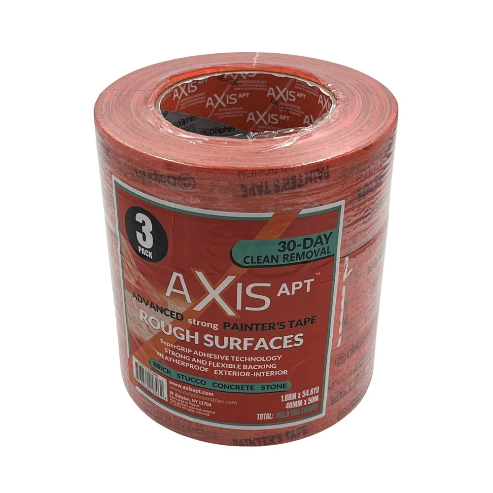 AXIS Exterior Rough Surface Masking Tape 2" Pack Of 3