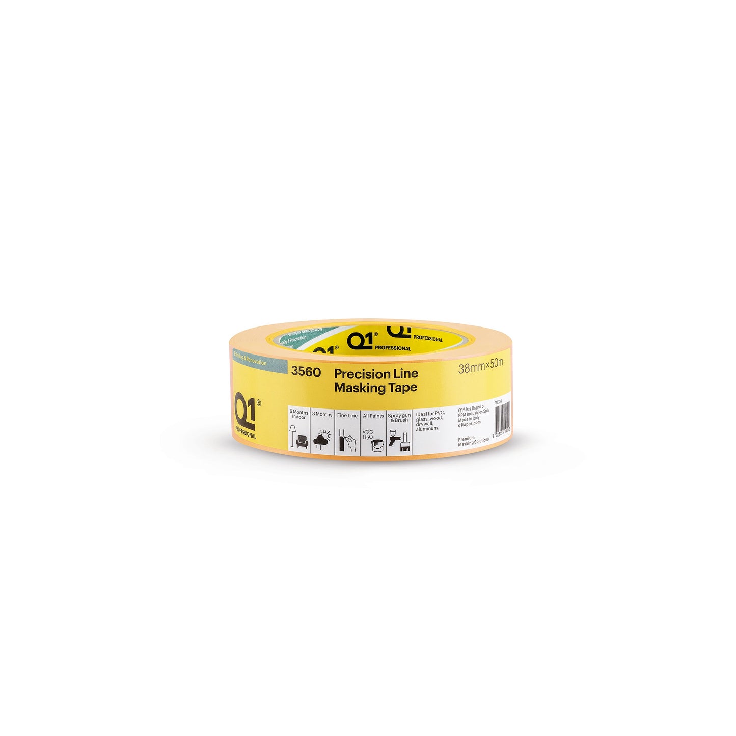 Q1 Precision Line Masking Tape 38mm