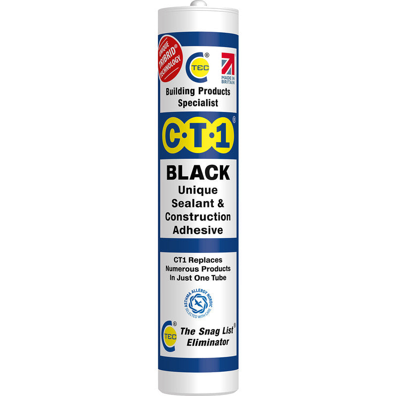290ml C-Tec CT1 Sealant & Adhesive Black