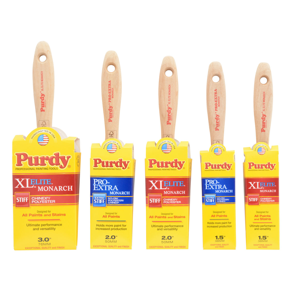 Purdy Monarch Elite & Pro-Extra Boxset ME3PEDUO