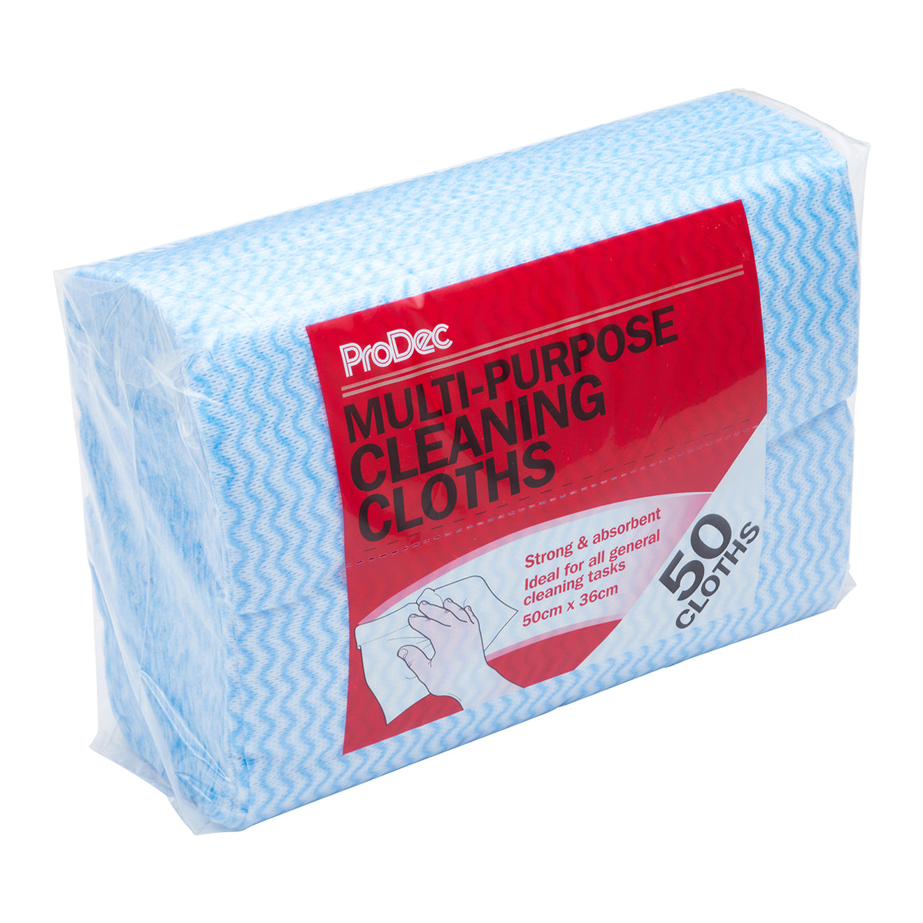 Prodec Multi-Purpose Cleaning Cloths Pack Of 50