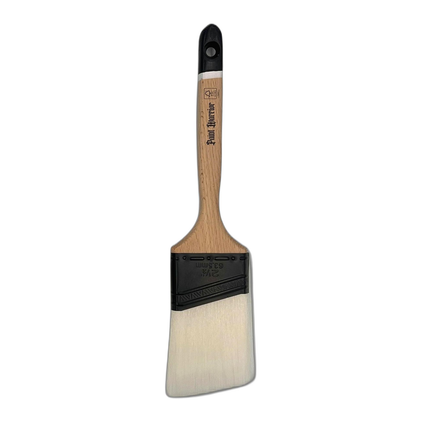 Paint Warrior Badger Angle Long Handle Paint Brush 2.5"