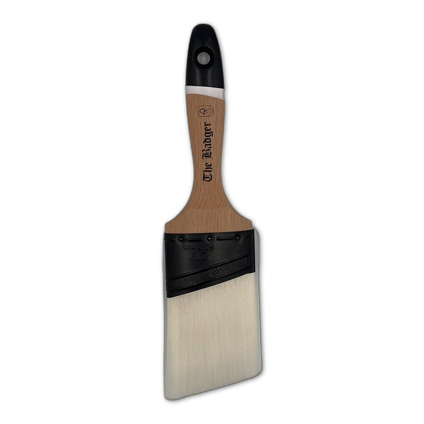 Paint Warrior Badger Semi-Oval Angle Beaver Tail Paint Brush 2.5"