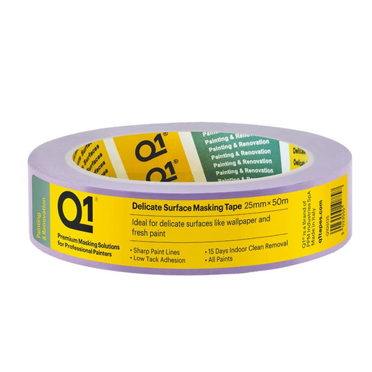 Q1 Delicate Surface Masking Tape 25mm