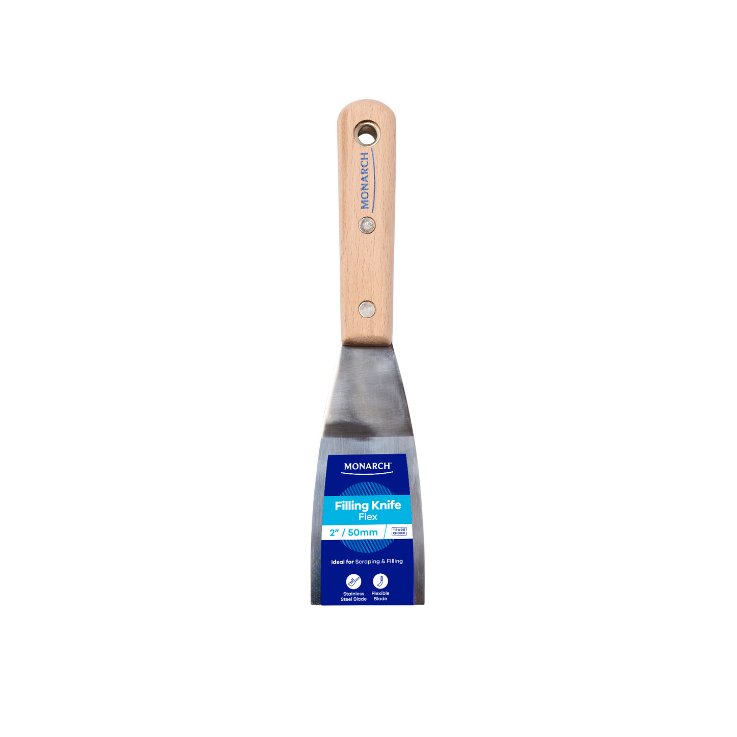 Monarch Timber Handle Filling Knife 50mm