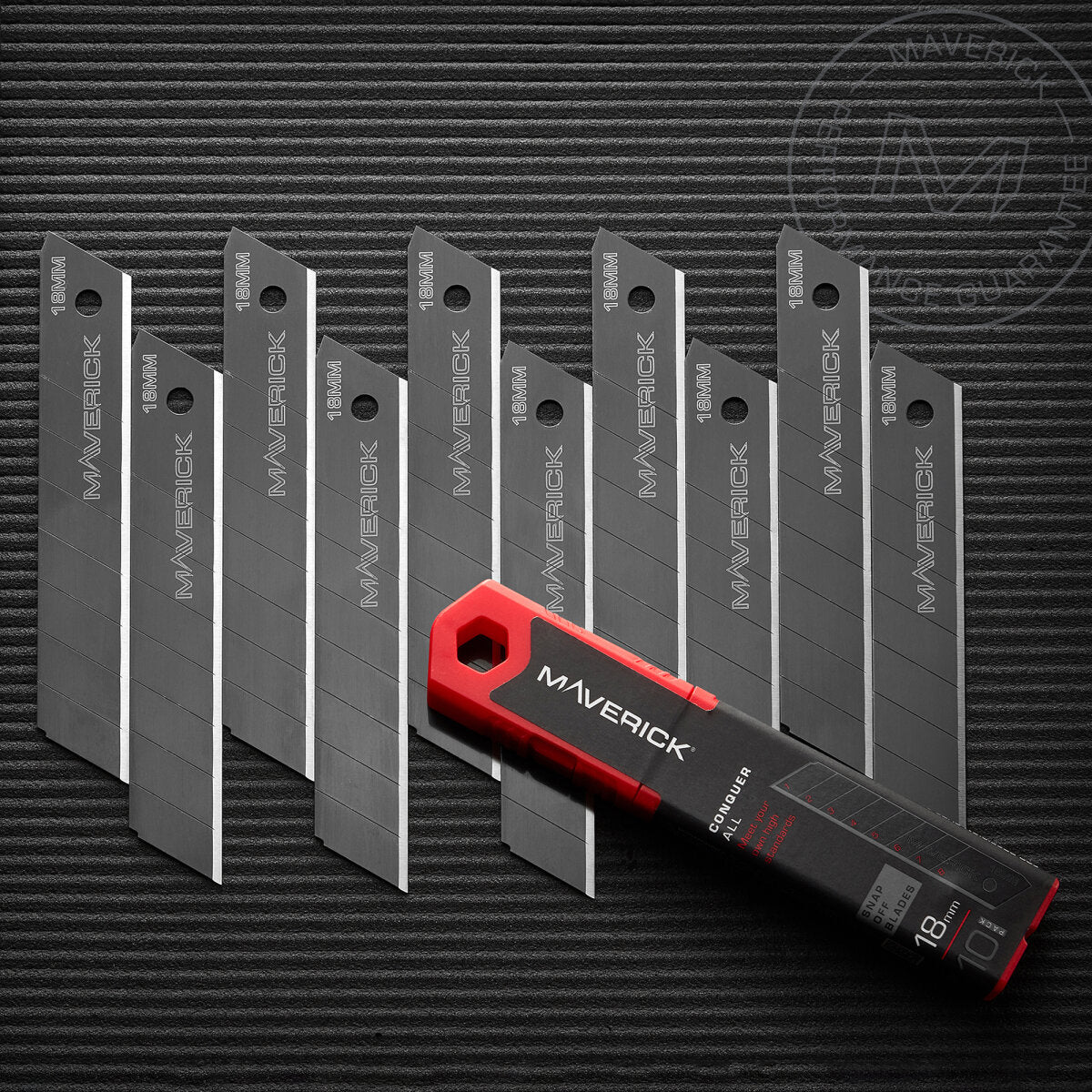 Maverick Snap Off Blades 18mm Pack Of 10