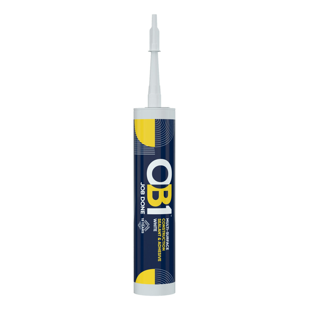 290ml OB1 Multi-Surface Construction Sealant & Adhesive White