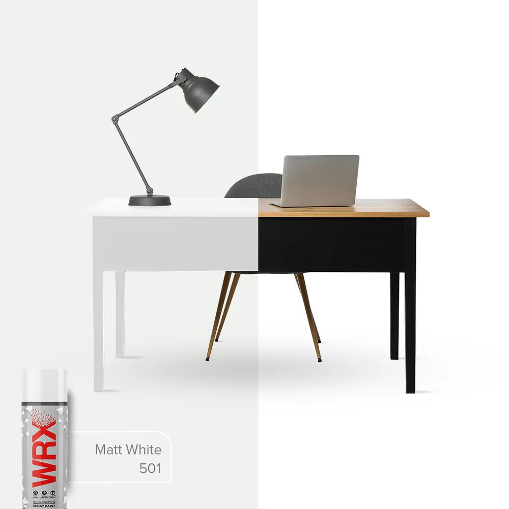 WRX Multi-Purpose Spray Paint Matt White 400ml Ral 9016