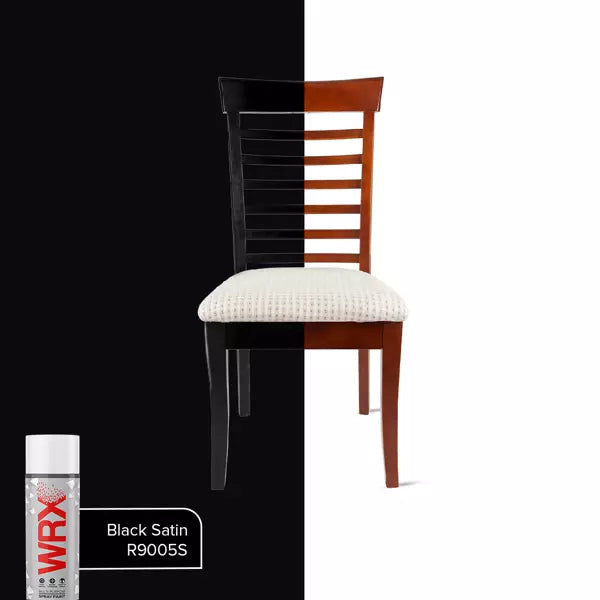 WRX Multi-Purpose Spray Paint Satin Black 400ml Ral 9005